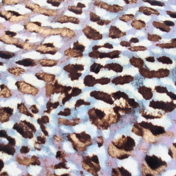 Lavendar Brown Sleeveless Cheetah Mini Dress - Picture 5 of 6